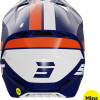 Capacete RACE IRON Azul/Laranja Brilhante Shot