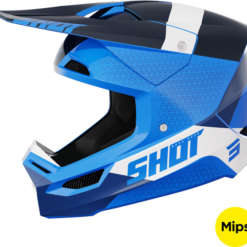 Capacete RACE RIDGE Azul Brilhante Shot