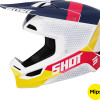 Capacete RACE RIDGE Vermelho/Azul Brilhante Shot