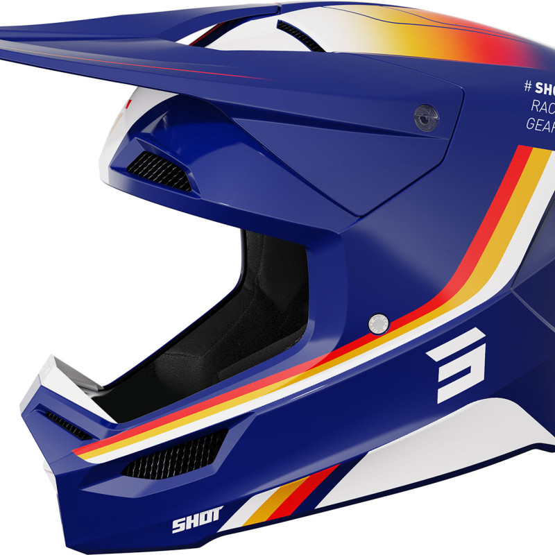 Capacete FURIOUS AIM Azul Brilhante Shot