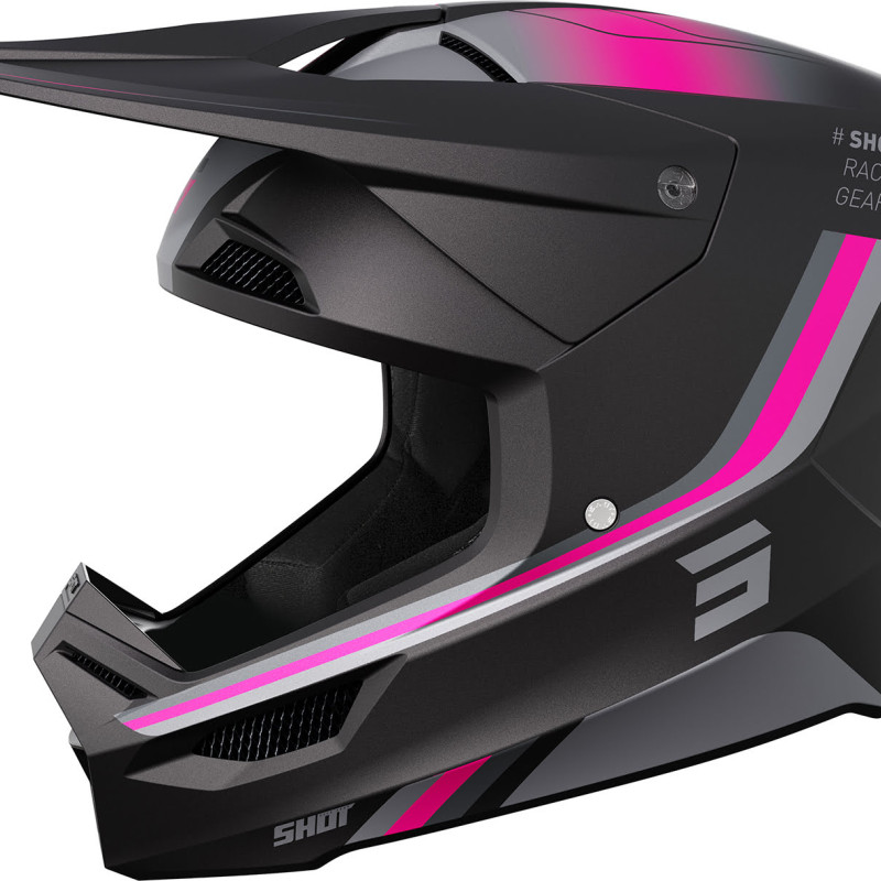 Capacete FURIOUS AIM Rosa Mate Shot