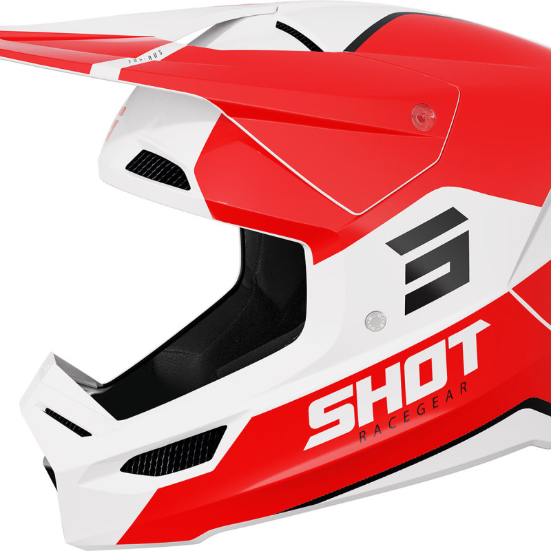 Capacete FURIOUS BOLT Vermelho Brilhante Shot