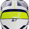 Capacete FURIOUS PEAK Azul/Amarelo Neon Brilhante Shot