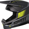 Capacete FURIOUS PEAK Cinza/Amarelo Neon Mate Shot