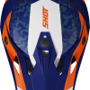 Capacete PULSE AIRFIT Azul/Branco/Laranja Brilhante Shot