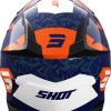 Capacete PULSE AIRFIT Azul/Branco/Laranja Brilhante Shot