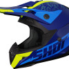 Capacete PULSE AIRFIT Azul/Amarelo Neon Brilhante Shot