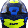 Capacete PULSE AIRFIT Azul/Amarelo Neon Brilhante Shot