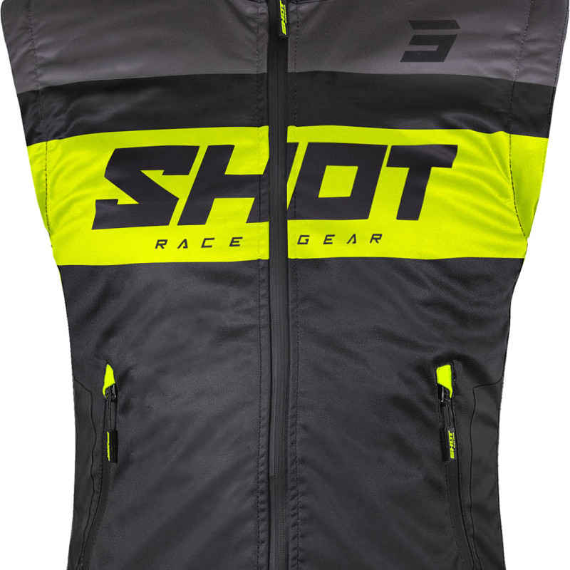 Casaco S/Mangas BODYWARMER LITE 3.0 Preto/Amarelo Neon Shot