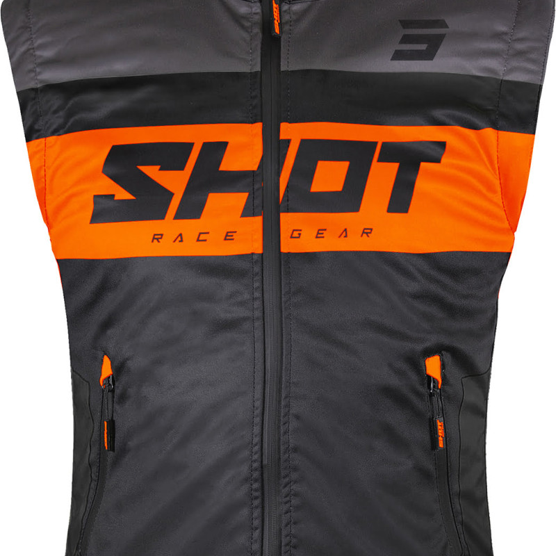 Casaco S/Mangas BODYWARMER LITE 3.0 Preto/Laranja Shot