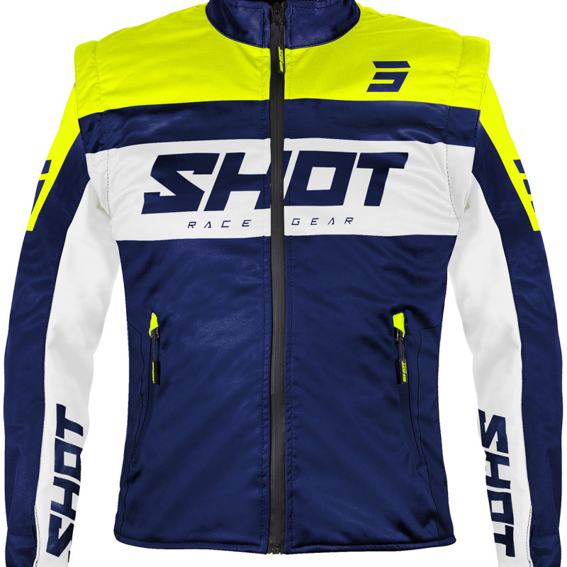 Casaco SOFTSHELL LITE 3.0 Azul Marinho/Amarelo Neon Shot