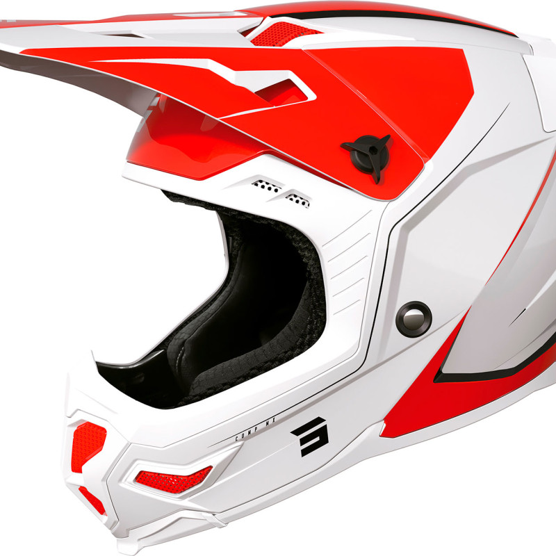 Capacete CORE COMP Vermelho Perola Shot