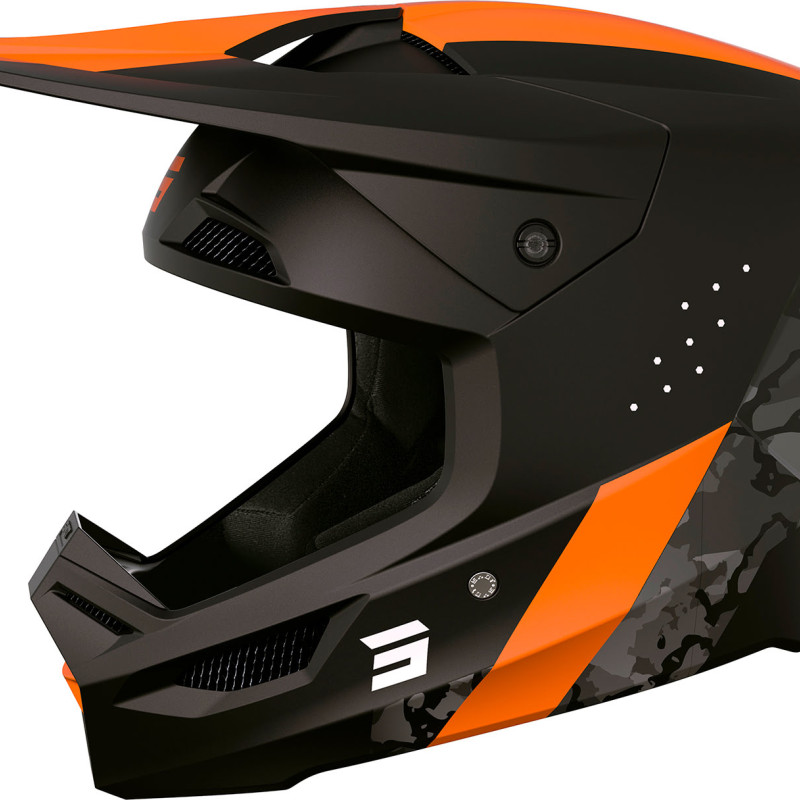 Capacete RACE CAMO Laranja Mate Shot