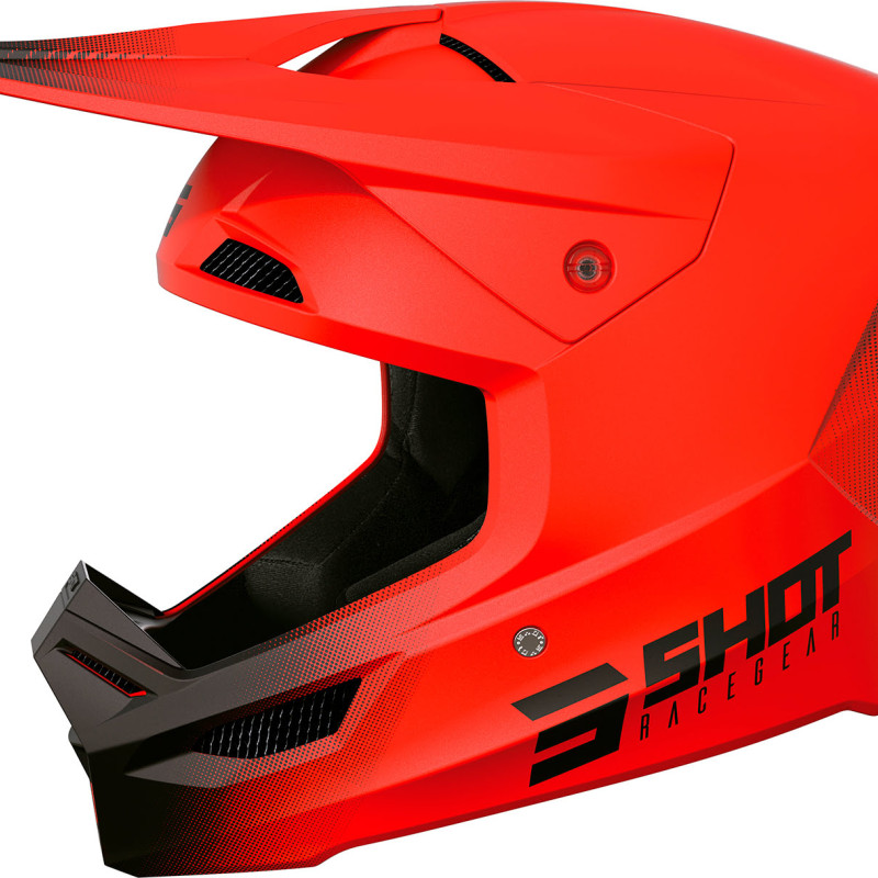 Capacete RACE RAW Vermelho Mate Shot