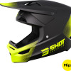 Capacete RACE DRAW Preto/Amarelo Neon Mate Shot