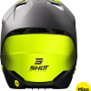 Capacete RACE DRAW Preto/Amarelo Neon Mate Shot