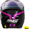 Capacete RACE SKY Roxo/Cromado Shot