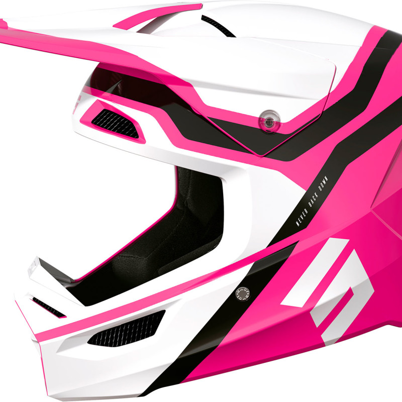 Capacete RACE SKY Rosa Brilho Shot