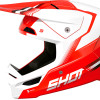 Capacete RACE TRACER Vermelho Brilho Shot