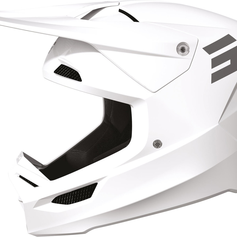 Capacete FURIOUS SOLID Branco Brilhante Shot