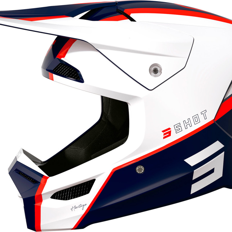 Capacete FURIOUS HERITAGE Azul Brilho Shot