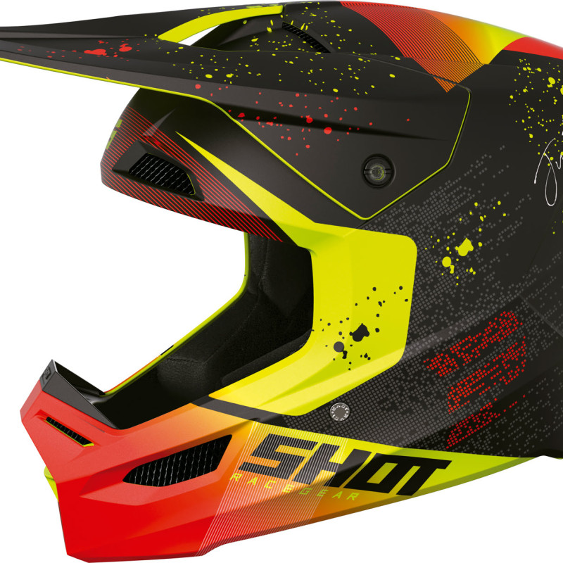 Capacete FURIOUS MATRIX Vermelho Mate Shot