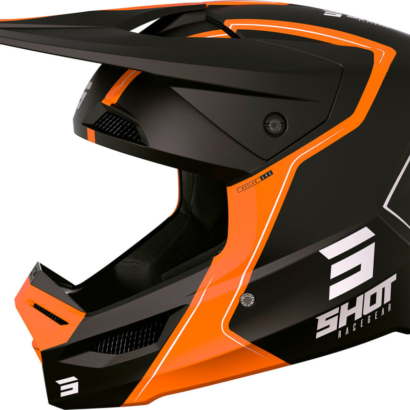 Capacete FURIOUS REFLEX Laranja Mate Shot