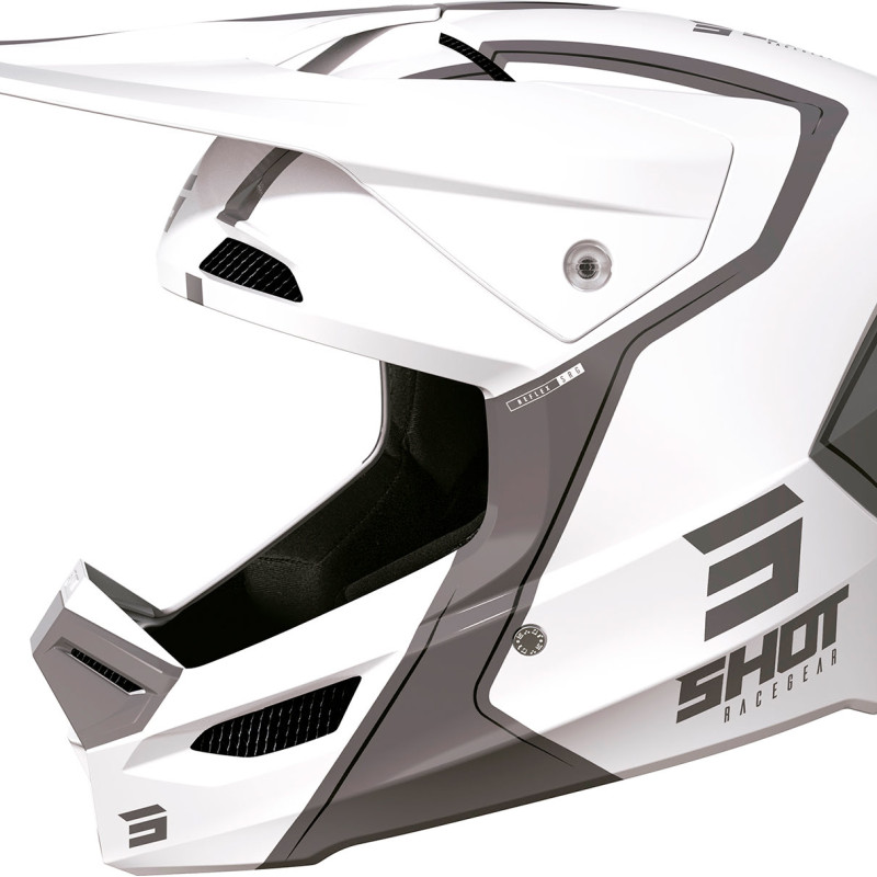 Capacete FURIOUS REFLEX Branco Brilho Shot