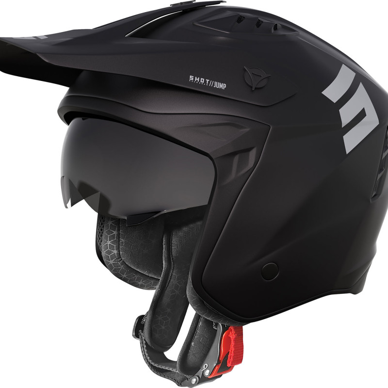 Capacete JUMP SOLID Preto Mate Shot