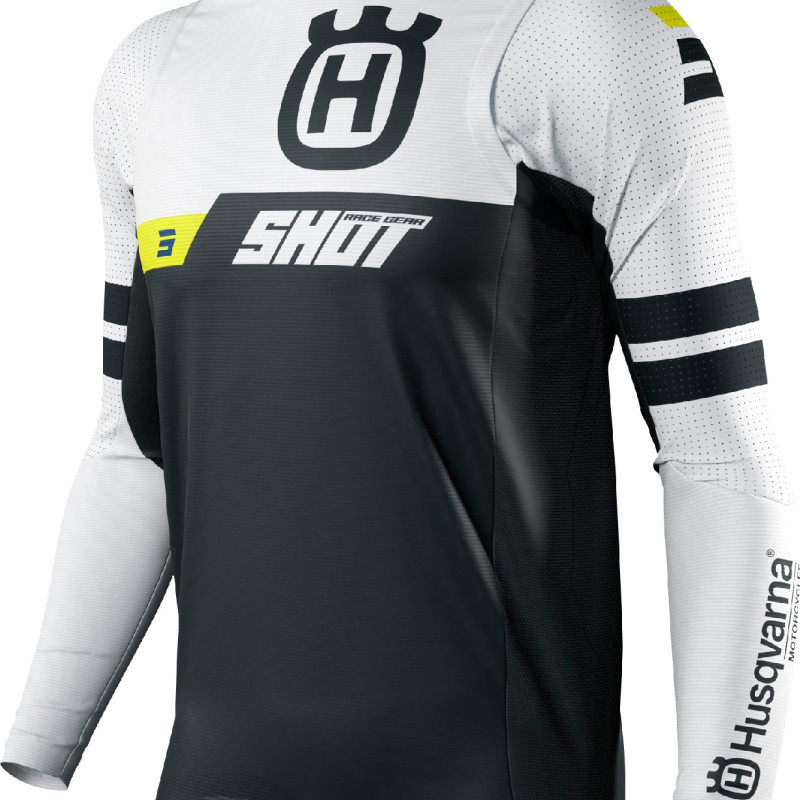 Camisola AEROLITE HUSQVARNA Preta Shot