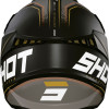 Capacete LITE PRISM Preto/Dourado Mate Shot