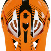 Capacete LITE FURY Preto/Laranja Neon Brilho Shot