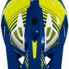 Capacete LITE FURY Azul Marinho/Amarelo Neon Brilho Shot