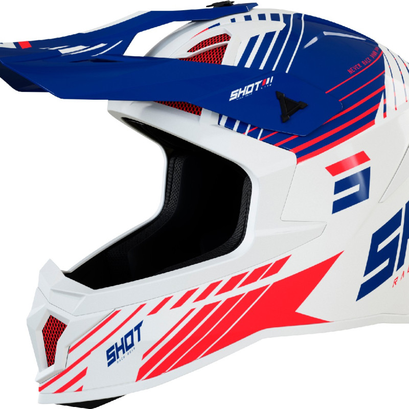 Capacete LITE FURY Shot Azul Marinho / Vermelho