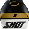 Capacete FURIOUS ROLL Shot Preto / Dourado Mate