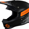 Capacete FURIOUS ROLL Shot Preto / Laranja Mate