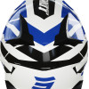 Capacete PULSE REVENGE Branco/Azul/Preto Brilho Shot