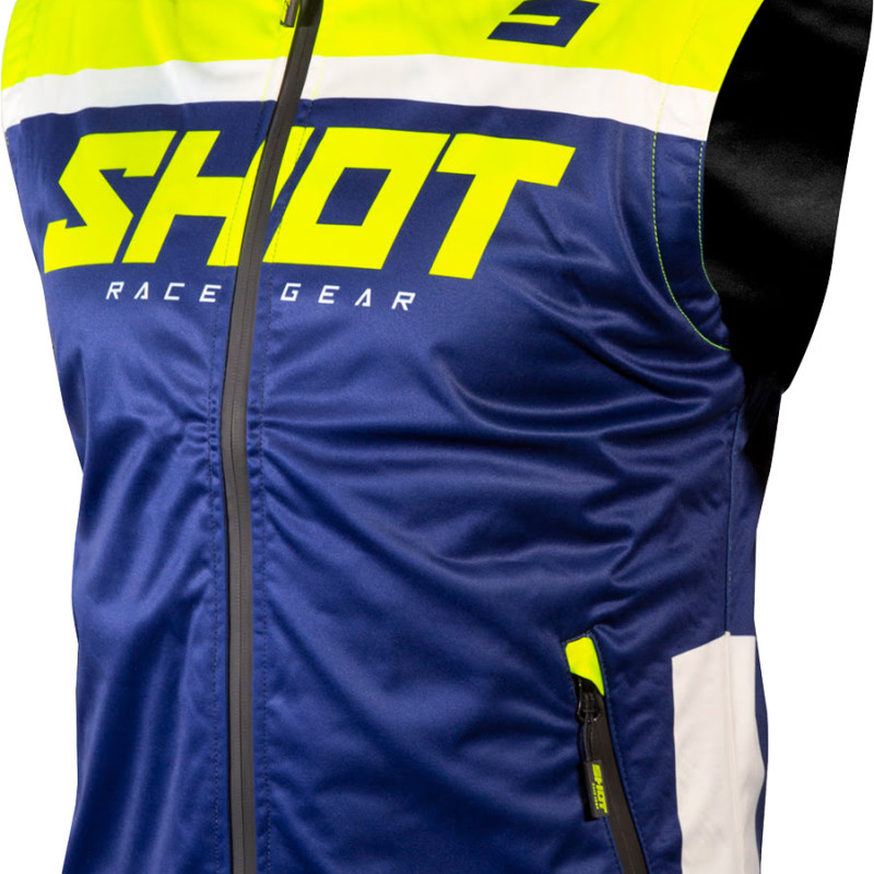 Casaco S/Mangas BODYWARMER LITE 2.0 Azul marinho/Amarelo neo Shot