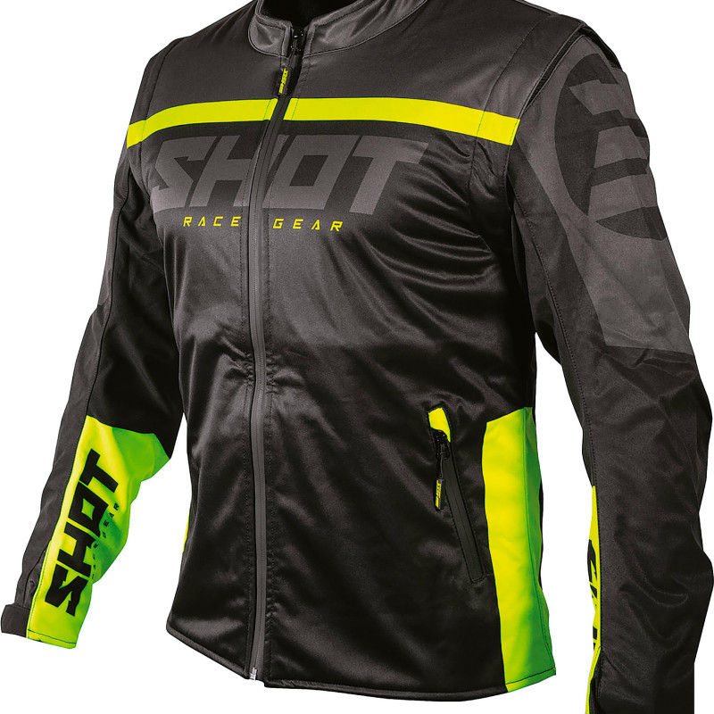 Casaco SOFTSHELL LITE 2.0 Preto/Amarelo neon Shot