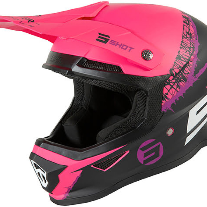 Capacete FURIOUS STORM Preto/Fuchsia mate Shot