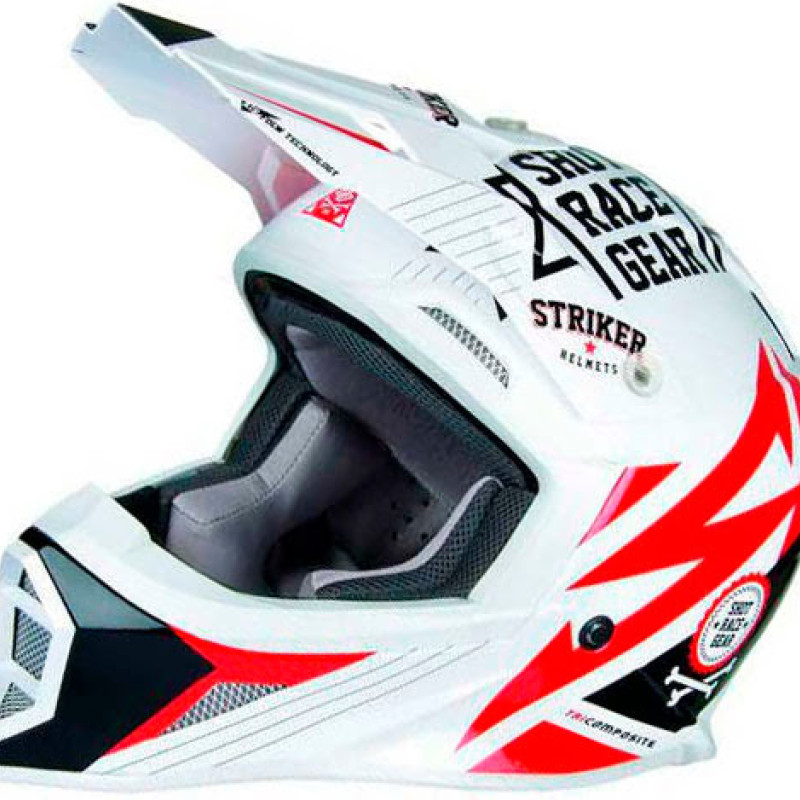 Capacete STRIKER TITAN Vermelho Shot