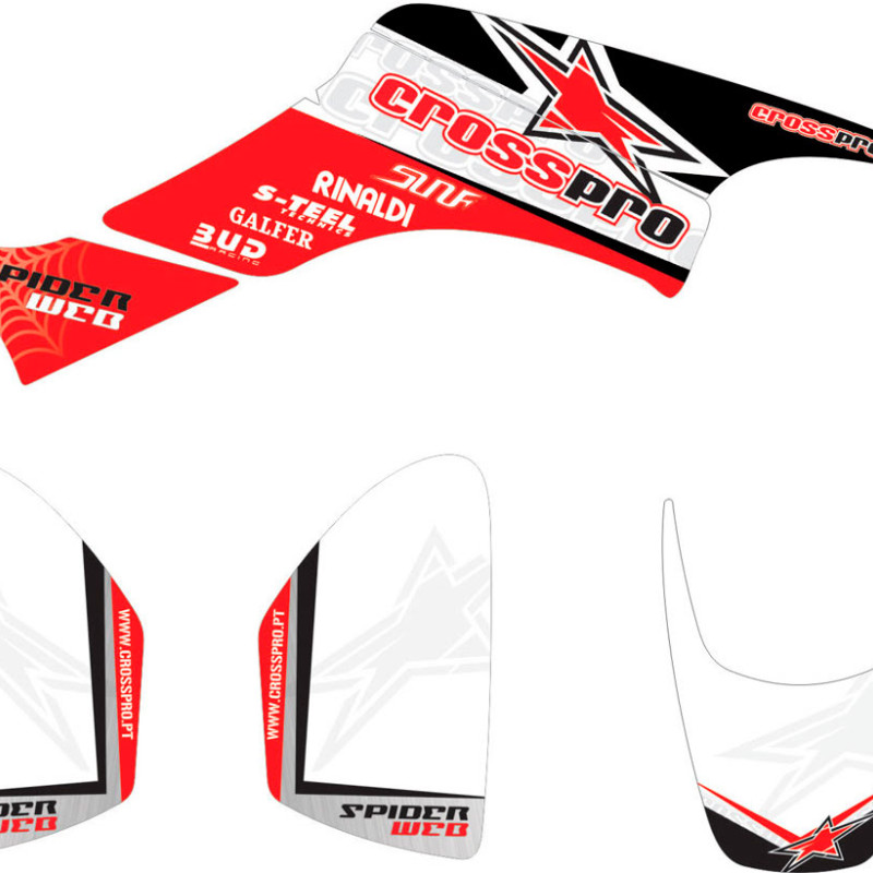 Kit Autocolantes Crosspro Honda Trx 400