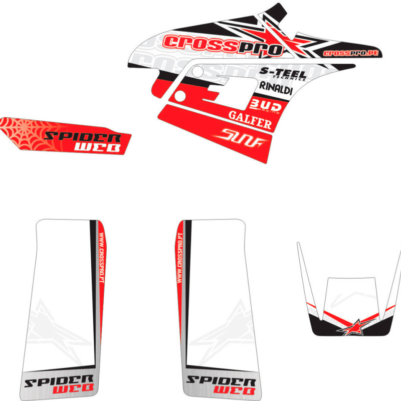 Kit Autocolantes Crosspro Yamaha Warrior 350