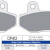 Pastilhas Travao Dp Brakes Frente Yamaha Yfz 450