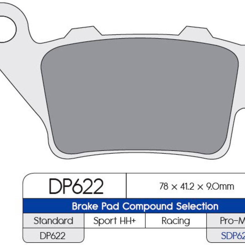 Pastilha de travão Sinterizada (SDP PRO-MX) DP BRAKES FANTIC