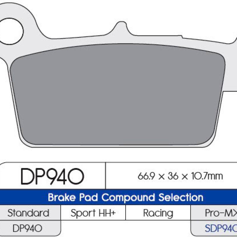 Pastilha de travão Sinterizada (SDP PRO-MX) DP BRAKES GasGas