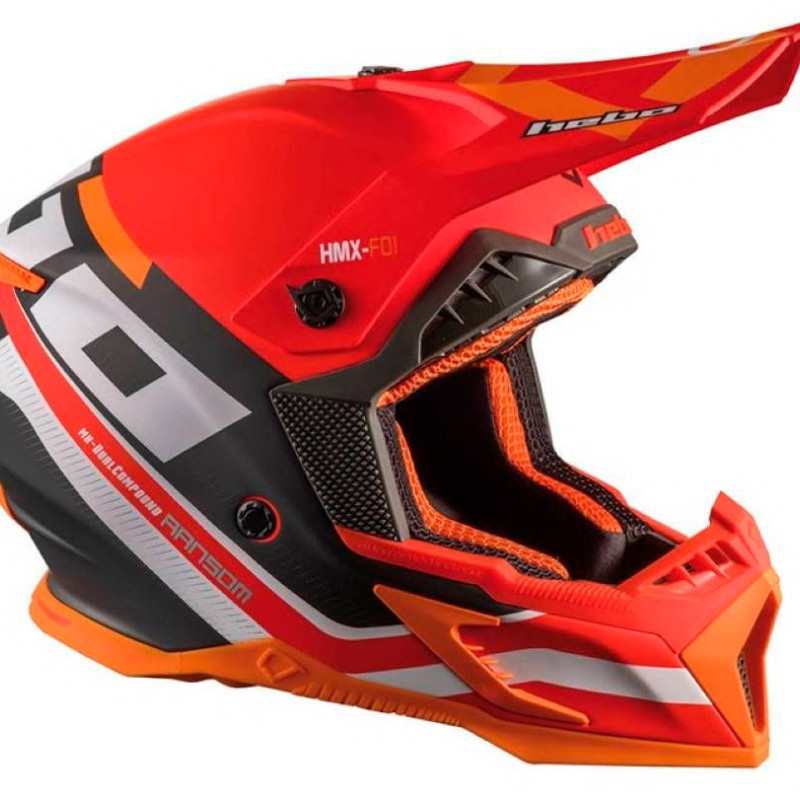 Capacete RANSOM Vermelho Hebo