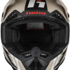 Capacete HMX-FO1 HERITAGE Bege/Preto mate Hebo