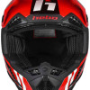 Capacete HMX-FO1 HERITAGE Vermelho/Preto Hebo