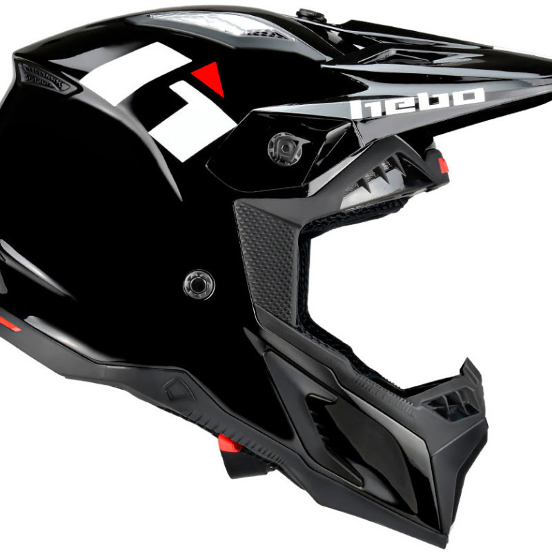 Capacete HMX-FO1 MADDOCK II Preto Hebo